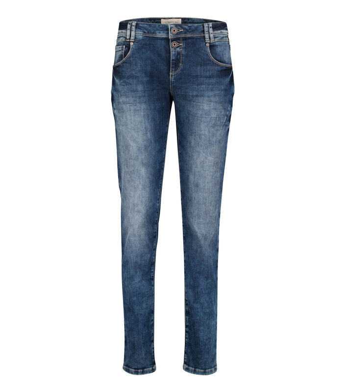 Modern fit jeans met wassing image number 2