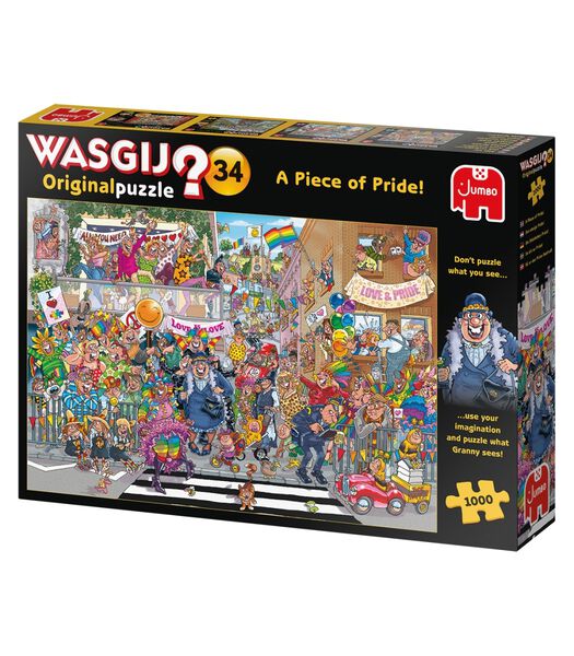 Puzzle  Wasgij Original 34 INT - Un morceau de fierté ! - 1000 pièces