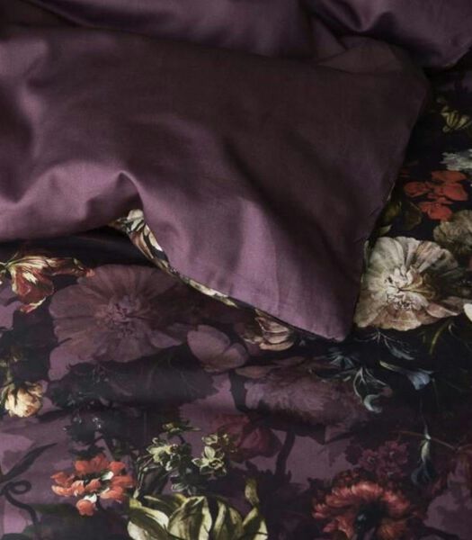 Housse de couette Karli Duvet Cover Purple Tulip Satin de coton