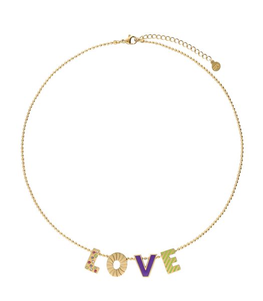 Candy ketting love paars