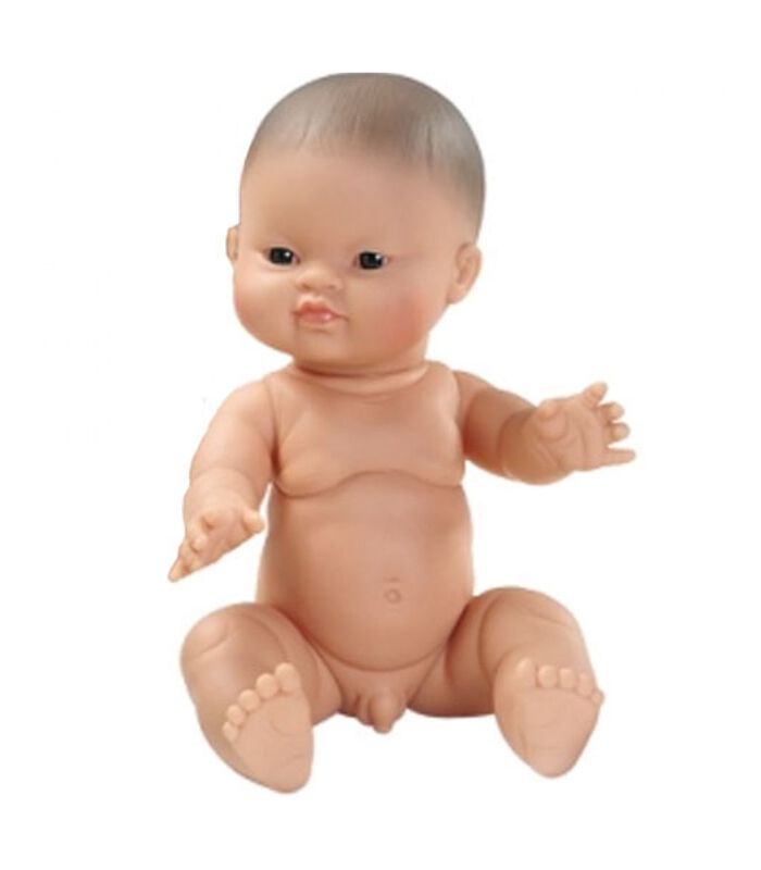 Gordi Babypop Jongen Amandelogen - 34 cm image number 1