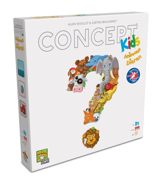 Asmodee Concept Kids Dieren NL - FR - 4+
