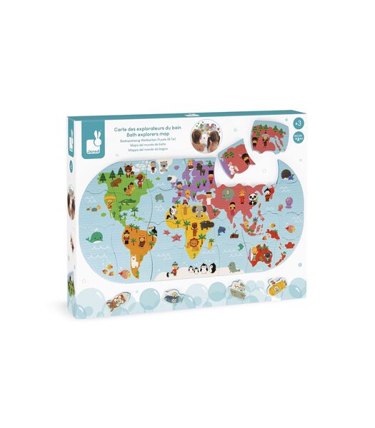Badspeelgoed - Wereldkaart