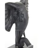 Ornament Elephant - Zwart - 30x15x35.5cm image number 3
