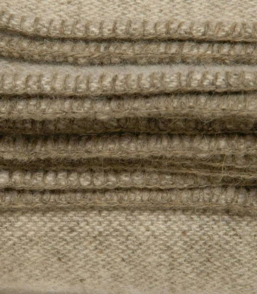 Mills deken Killarney Wool Wol Bruin