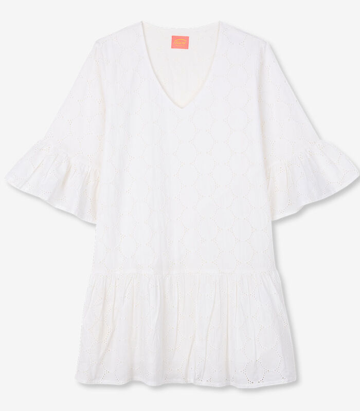 Robe courte broderie anglaise O1DIANA image number 3