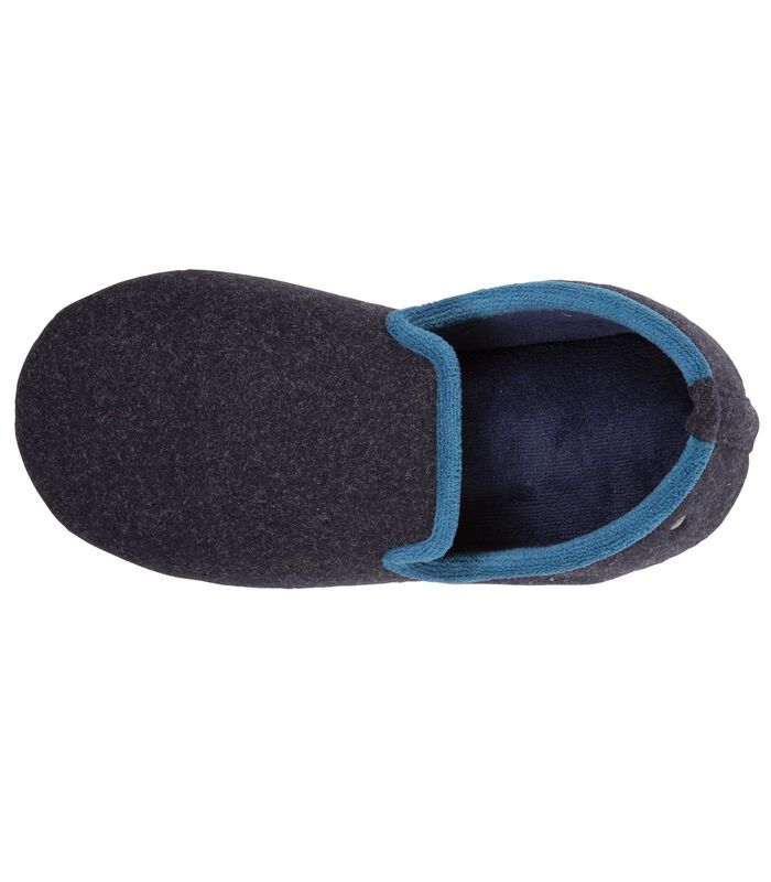 Grijs/blauwe pantoffels image number 1
