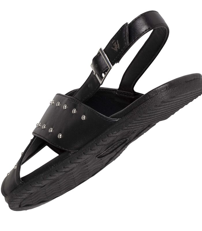 Chaussures sandales Femme plate cloutée image number 4