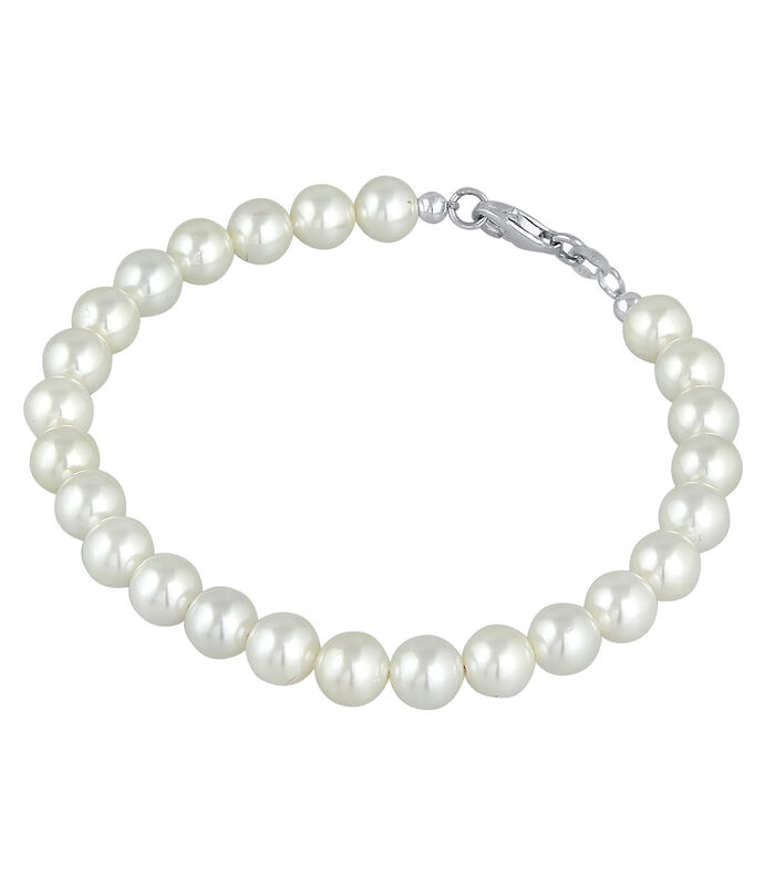 Bracelet Femmes Classique Avec Perles De Coquillage En Argent Sterling 925 image number 1