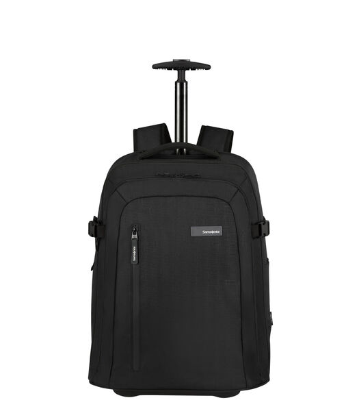 Roader Laptop Backpack wielen handbagage 55 x 22 x 39 cm DEEP BLACK