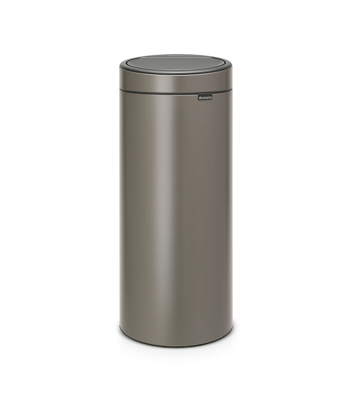 Touch Bin New, 30 litres, Platinum image number 0