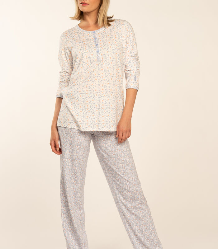 Pyjama lange mouwen lange broek ANNABEL image number 1