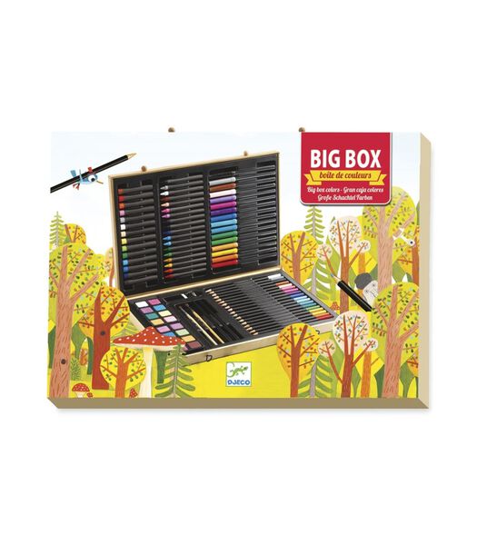 DJECO Big box of colours - 36,5 x 26 x 4 cm