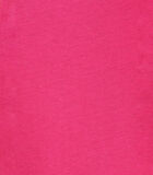 T-shirt rose fuchsia en coton biologique manches courtes image number 4