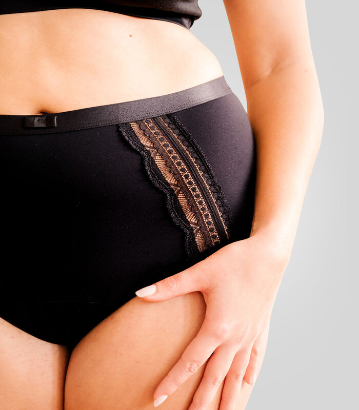 Sofia menstruatieslip met hoge taille - Sterk absorberende stroom image number 2