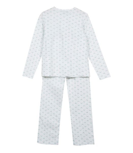 Pyjama en maille imprimée manches longues