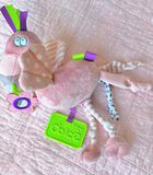 Toys speelgoed Primo activiteitenknuffel flamingo Mia - 21 cm image number 4
