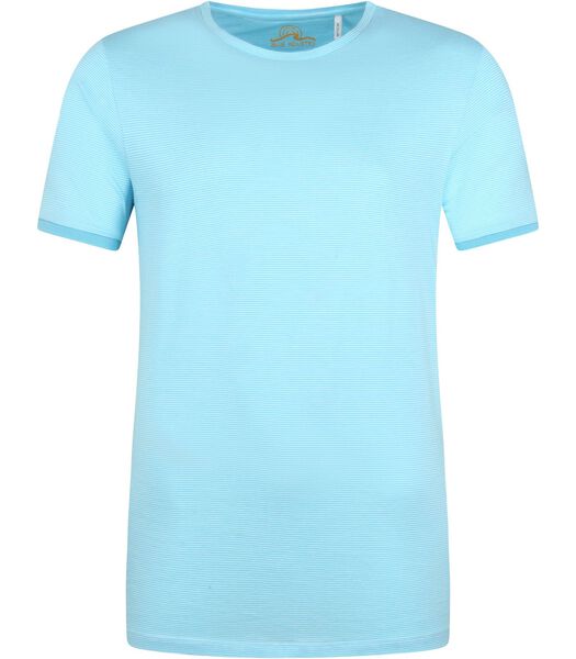 Blue Industry M86 T-Shirt Rayures Bleu