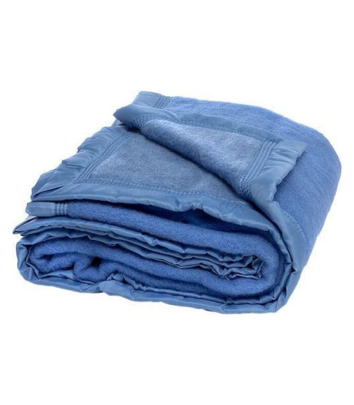 Wollen deken blauw image number 0