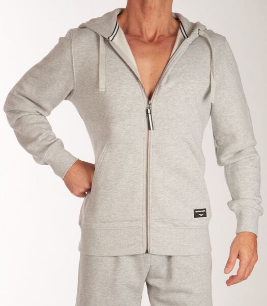 Homewear top Centre Zip Hood