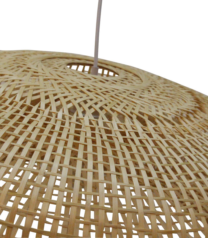 Lampe à suspension - Bambou - Naturelle - 30x65x65 cm - Construct image number 2