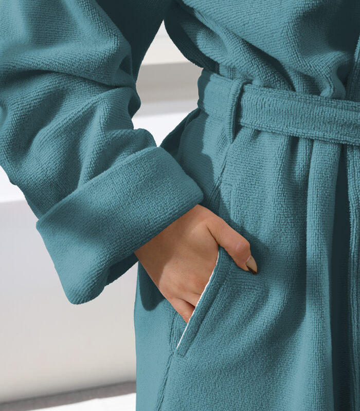 Peignoir Reese, Bleu Artique - XL - Unisexe - Coton/Polyester image number 2