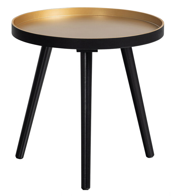 Table D'Appoint  - MDF/Cendre - l'Or - 41x41x41  - Esma image number 0