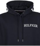 Tommy Hilfiger Big and Tall Hoodie Logo Donkerblauw image number 1