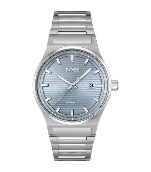 Horloge automatisch licht blauw op staal 1514118