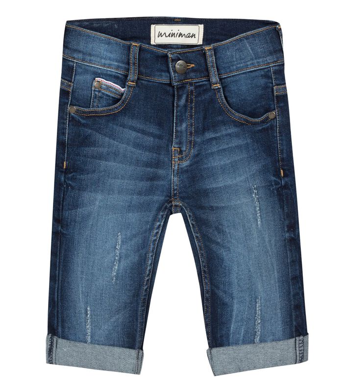 Bermuda 5 poches en jean image number 0