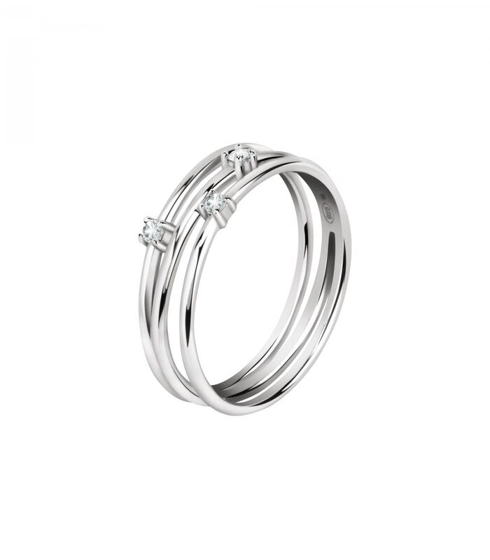 ESSENTIAL Ring Rhodium zilver 925 image number 0
