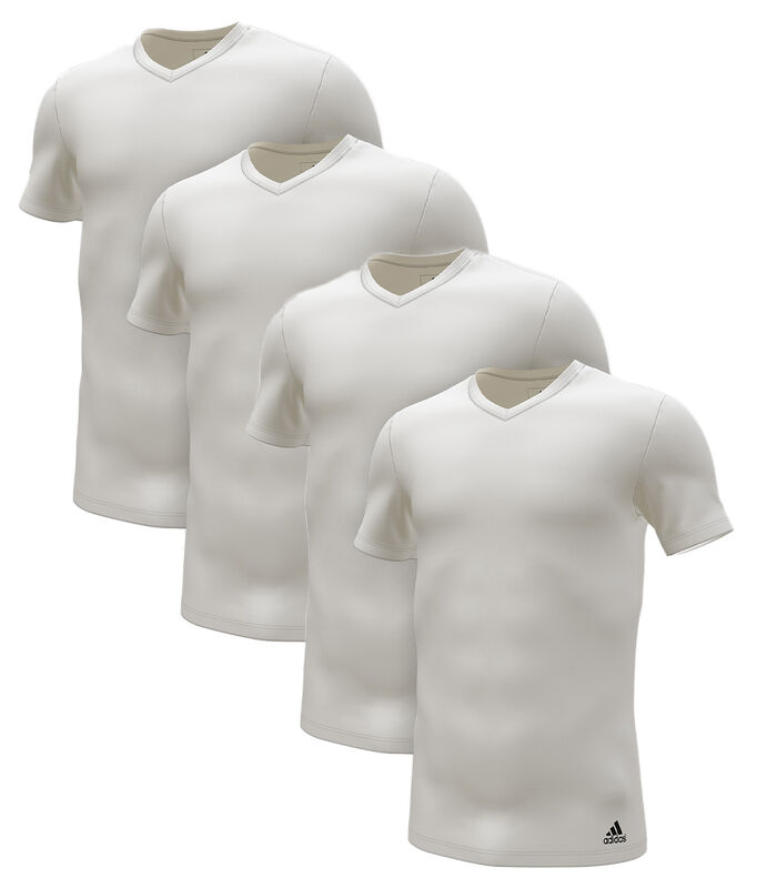 4 pack Active Flex Cotton - onder t-shirts image number 0