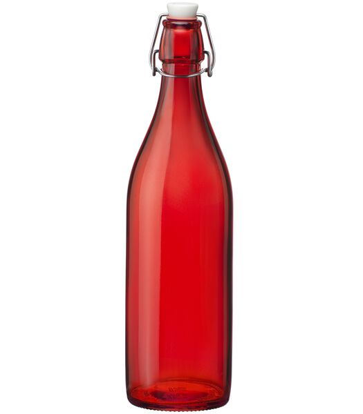 Bouteille  Swing / Bouteille Weck - Rouge - 1 litre