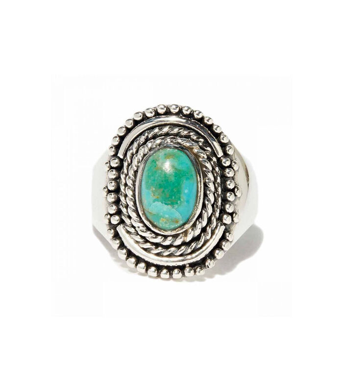 Bague "Puxax Turquoise" Argent 925 image number 0
