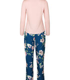 Pyjama indoor outfit broek top lange mouwen Kasia image number 3