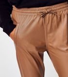 Pantalons en cuir Marron image number 2