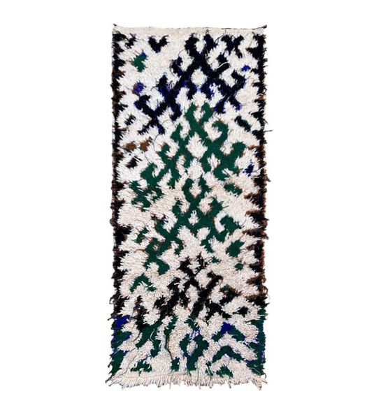 Tapis Berbere marocain pure laine 70 x 171 cm