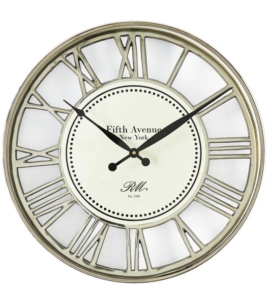Riviera Maison Wandklok - Fifth Avenue Clock - Goud - 1 Stuks