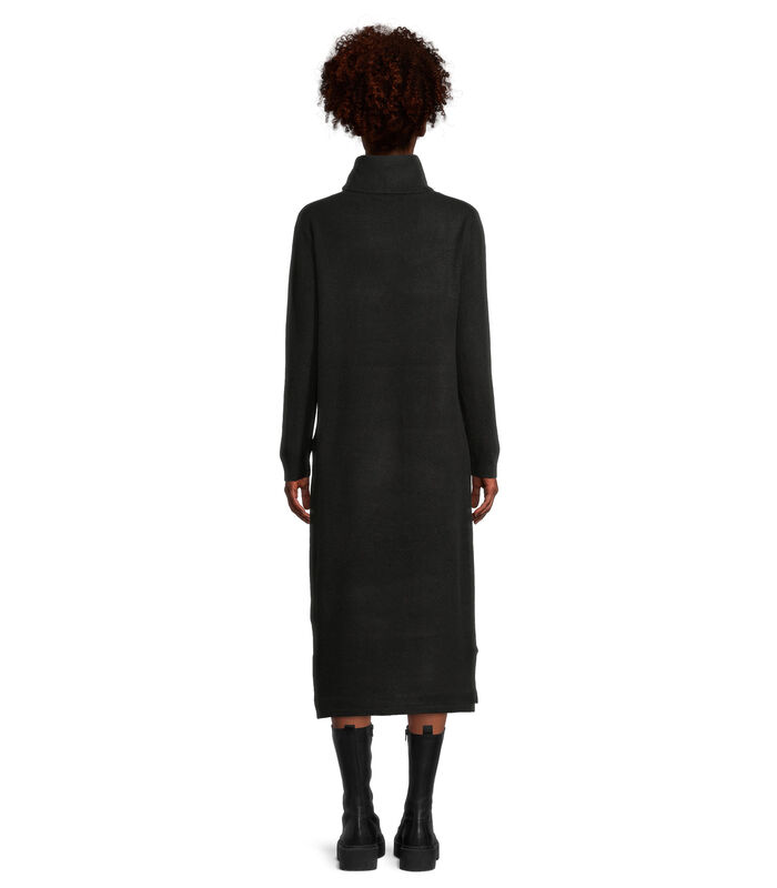 Gebreide jurk met turtleneck image number 1