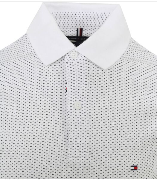 Tommy Hilfiger Polo Shirt Imprimé blanc
