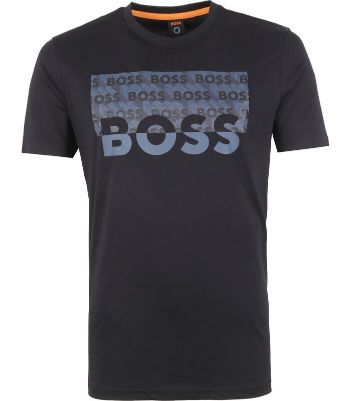 Hugo Boss T-shirt Thinking Logo Responsable Noir image number 0