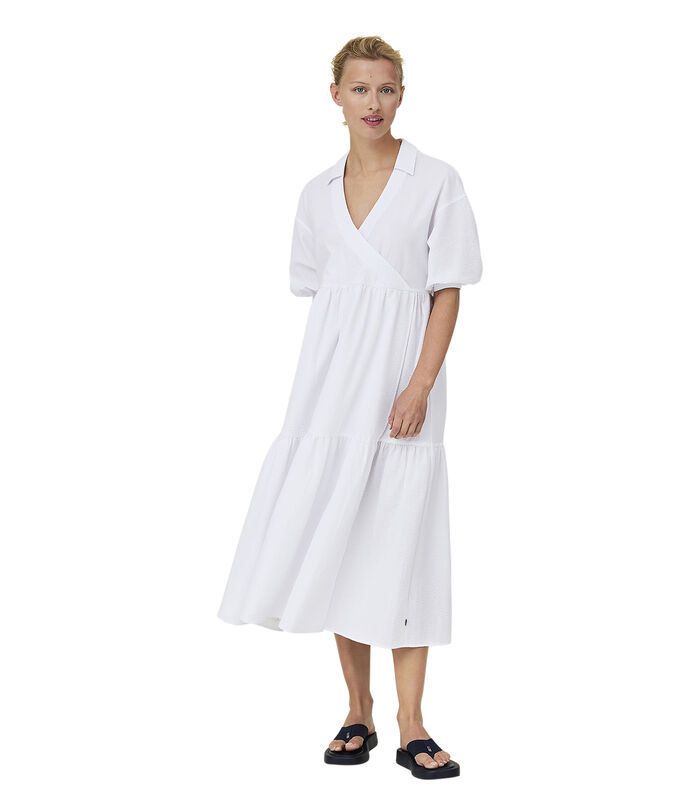 Adina Organic Cotton Seersucker Dress image number 0