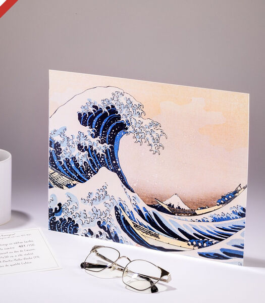 Affiche 24x30 en édition limitée Sous la vague d'Hokusai