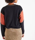 Sweatshirt USA noir femme Zaven Modelo image number 4