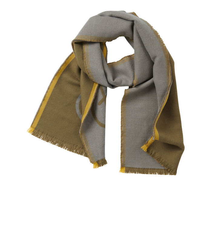 Basic sjaal met franjes image number 1