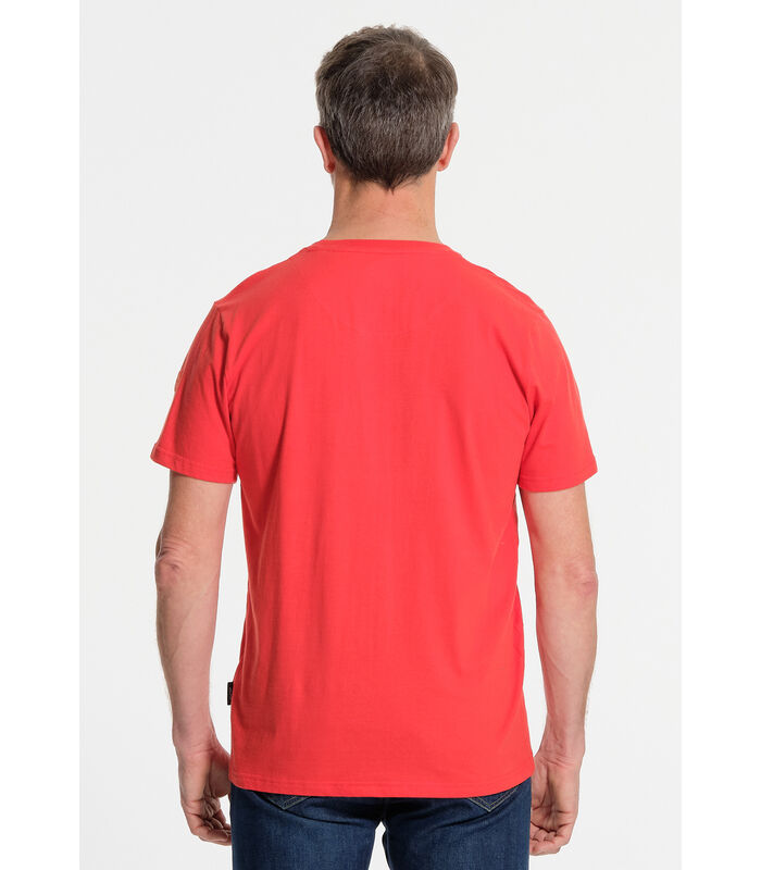 T-shirt katoen met motief op de voorkant image number 2