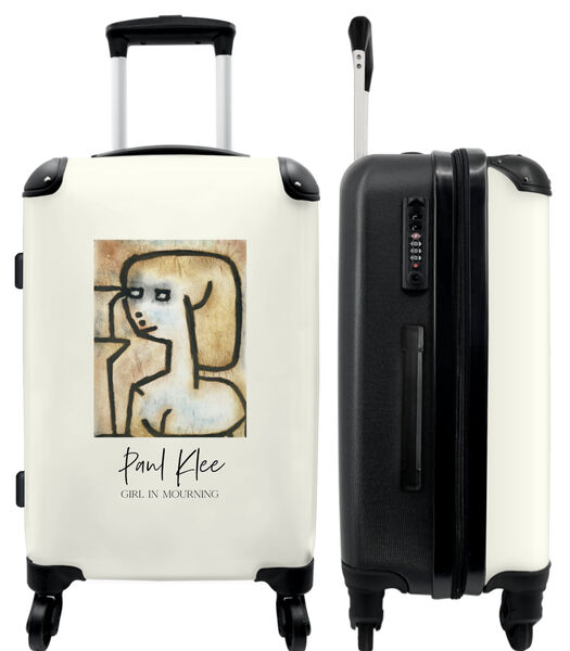 Bagage à main Valise avec 4 roues et serrure TSA (Art - Paul Klee - Abstrait - Vieux maître)