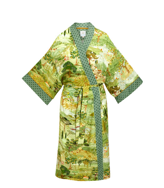 Noelle - Kimono à Imprimé Fleuri Toscana