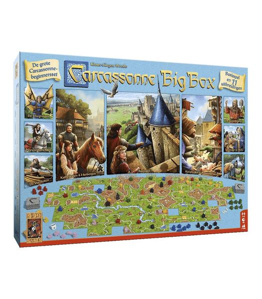 999 Jeux Carcassonne Big Box 3 - Jeu de société - 7+
