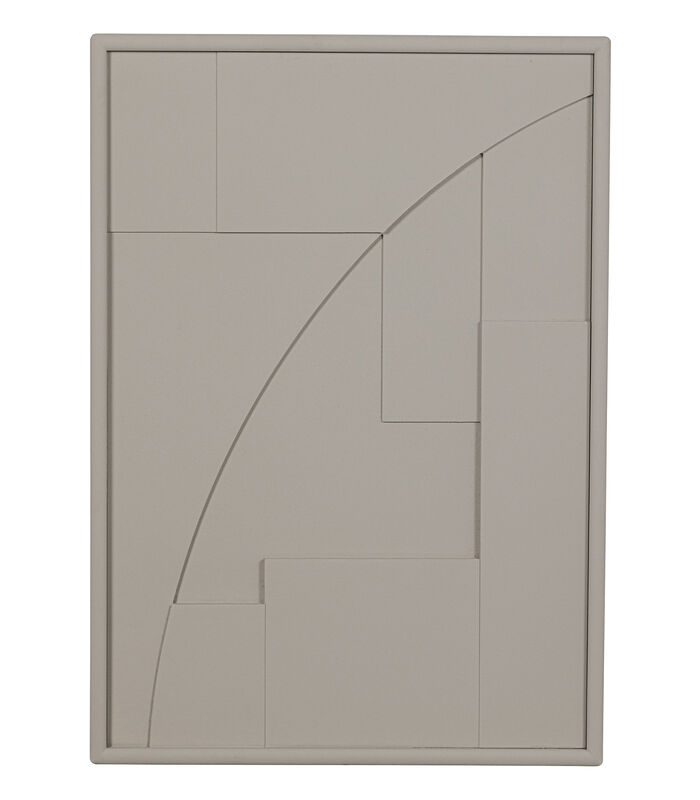 Peinture rectangulaire - MDF - Mist - 60x60x5 - Fiona image number 0